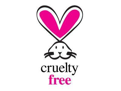 A pink bunny with the words cruelty free underneath it.